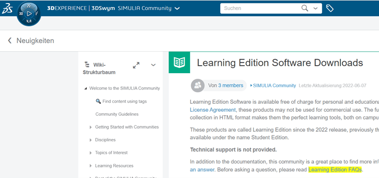 Screenshot Learning Edition Software Downloads
